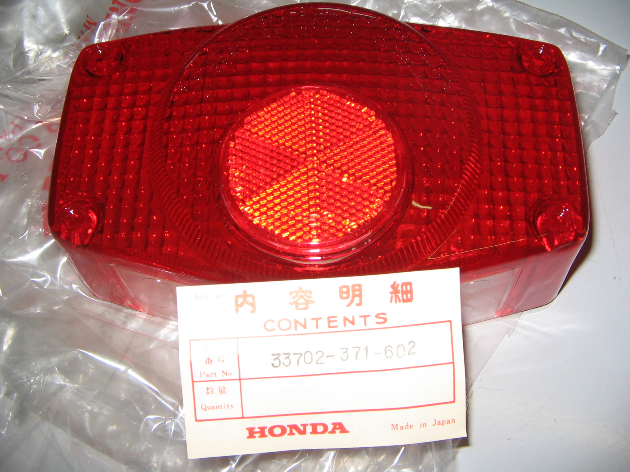 TRASPARENTE  HONDA --N.5094